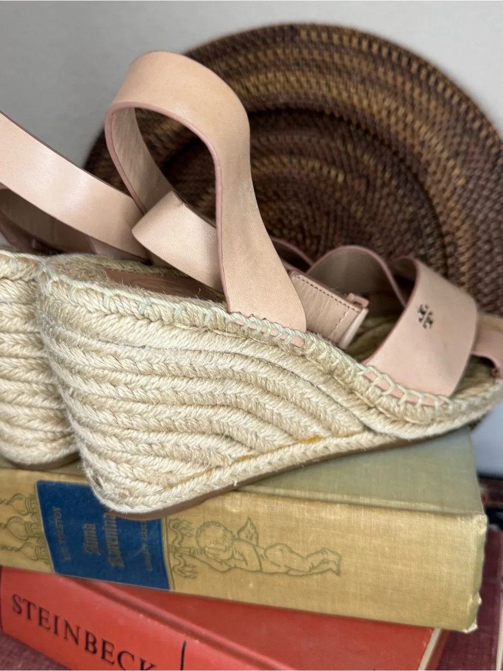 TORY BURCH | Bima Espadrille Wedge Sandals Size 9